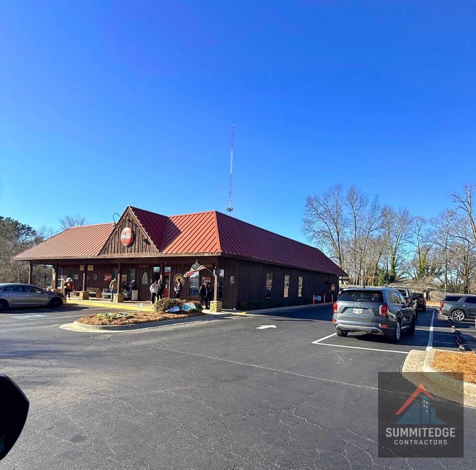 Commercial building exterior